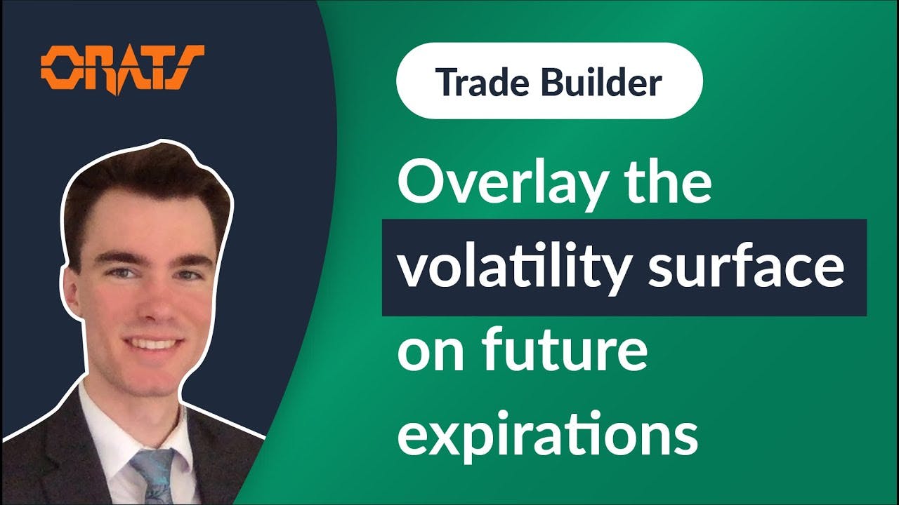 Overlay the Volatility Surface on Future Expirations in the Trade Builder