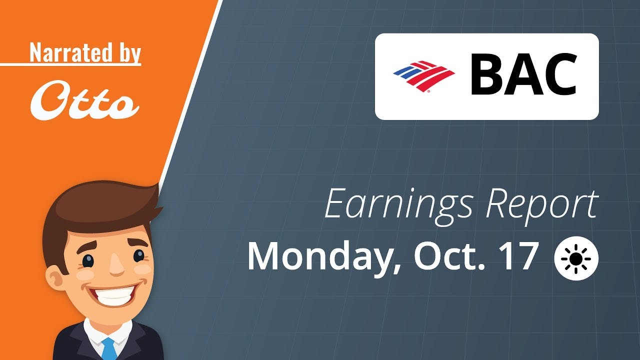 Bank of America (BAC) Earnings Report Monday, October 17th | ORATS Dashboard